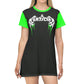 Mortician Green Logo All Over Print T-Shirt Dress