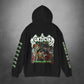 Reanimated Dead Flesh Hooded Sweatshirt w Printed Sleeves