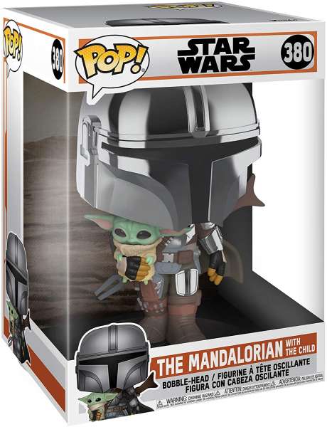 Star Wars: The Mandalorian Chrome 10-Inch Pop! Vinyl Figure:
