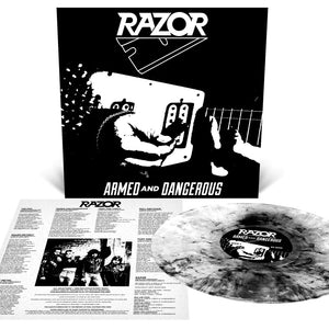 Armed and Dangerous (Reissue) White and Black Galaxy Merge 12 Inch Vinyl Record