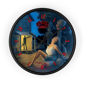 Chainsaw Dismemberment Wall Clock