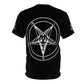 Baphomet Sigl Back Print Pentagram Sleeves AOP Cut & Sew Tee