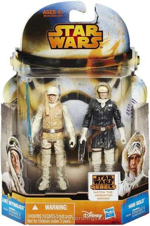 Luke Skywalker and Han Solo (Hoth Gear) Mission Series Action Figures