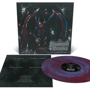 Undying Spectral Resonance - Cyan Blue and Red Galaxy Effect Merge Vinyl Record