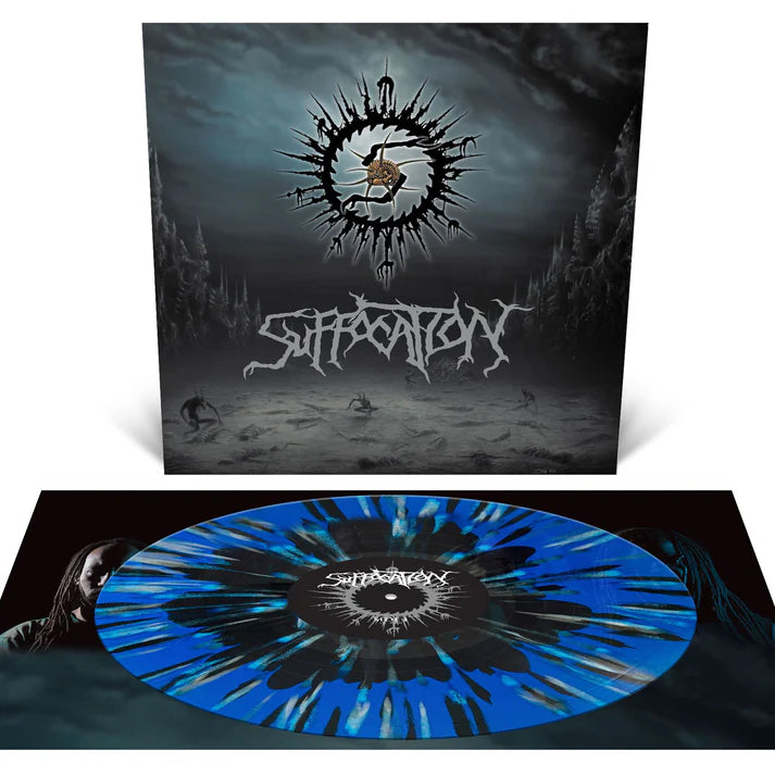 Suffocation Black Inside Royal Blue with Splatter 12 Inch Vinyl Record