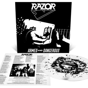 Armed and Dangerous (Reissue) Black Inside Milky Clear with Black Splatter 12 Inch Vinyl Record