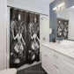 Baphomet Shower Curtains with Hooks