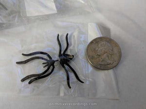 Creepy Black Spider Earring