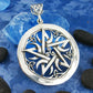 Crescent Moons Pentacle Necklace
