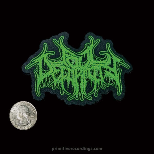 Foul Deformity Green Logo Embroidered Patch