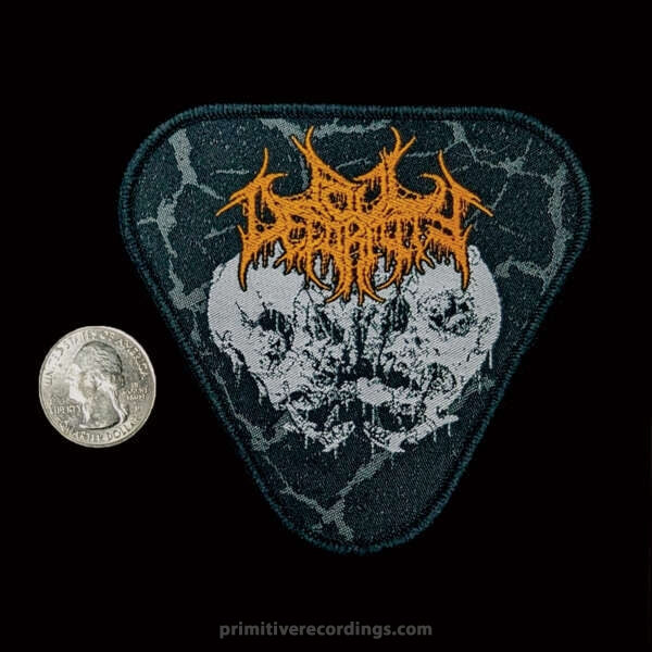 Foul Deformity Skulls Black Embroidered Edge Patch