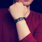 PU Leather Skull Star Bracelet