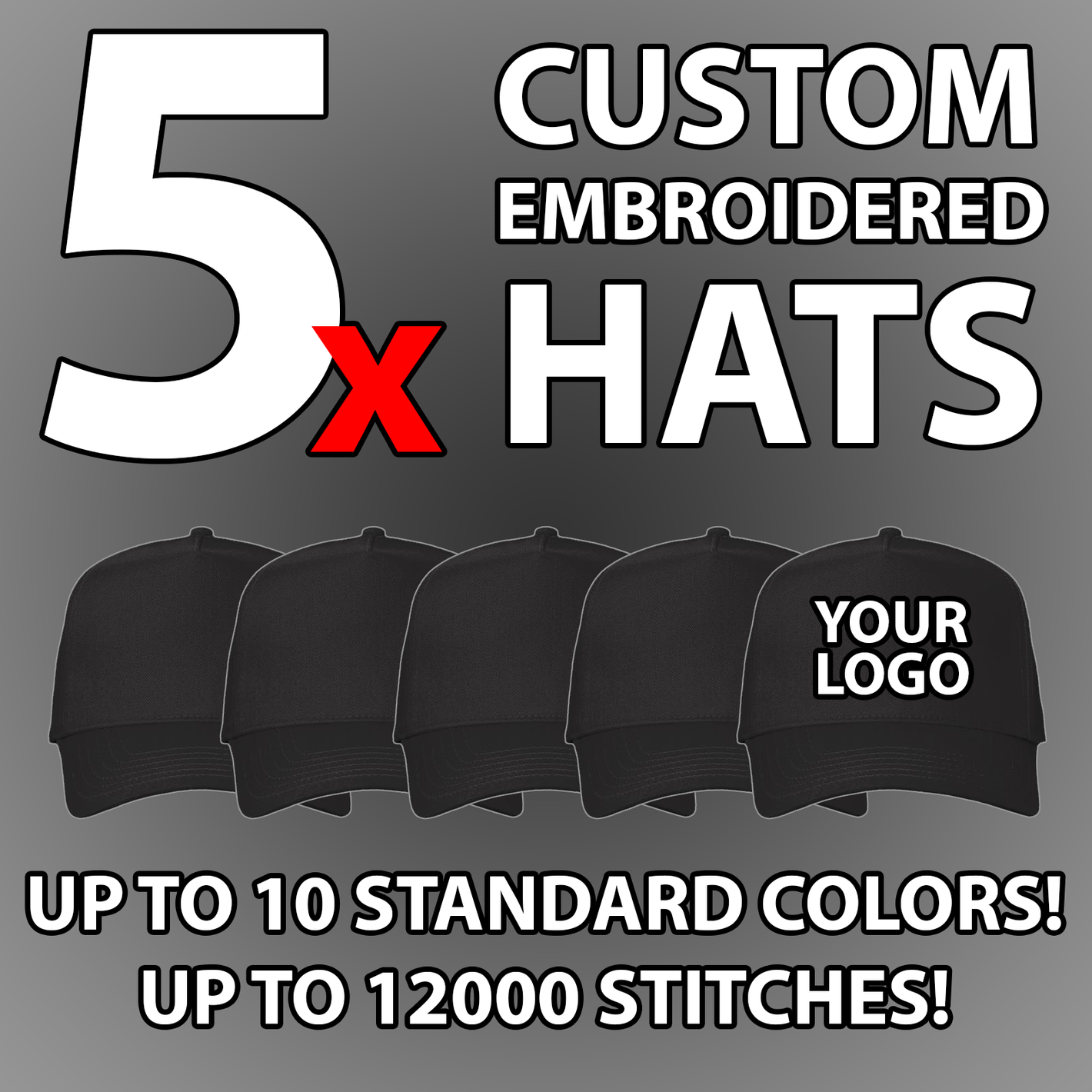 Custom Hat Bundle 5-Pack