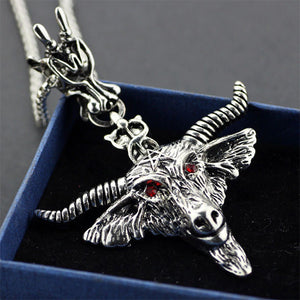 Baphomet Goat Head Necklace