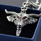 Baphomet Goat Head Necklace