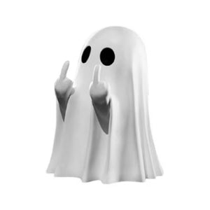 Small Playful Ghost Figurine