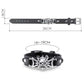 PU Leather Skull Star Bracelet