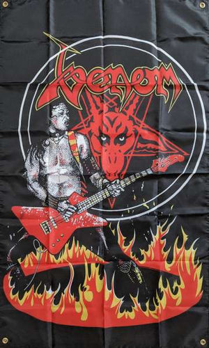 Fire Pentagram 3x5 Import Flag