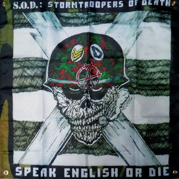 Speak English Or Die Import Tapestry