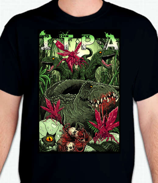 Brutal Dinosaur Design T-Shirt