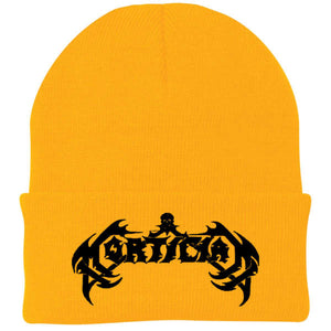 Mortician Terrifying Yellow Beanie