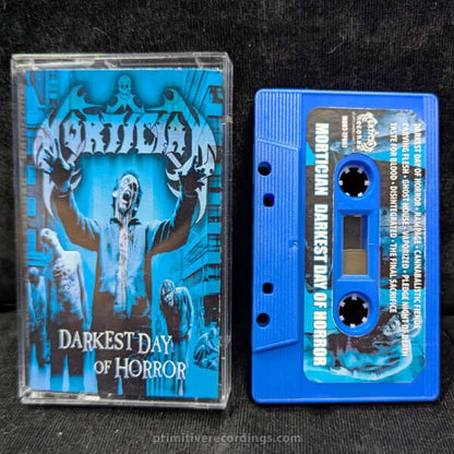 Darkest Day Of Horror Audio Cassette Tape Blue Reissue