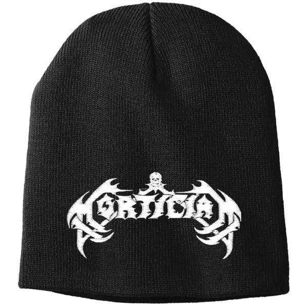 Mortician Black Skull Cap