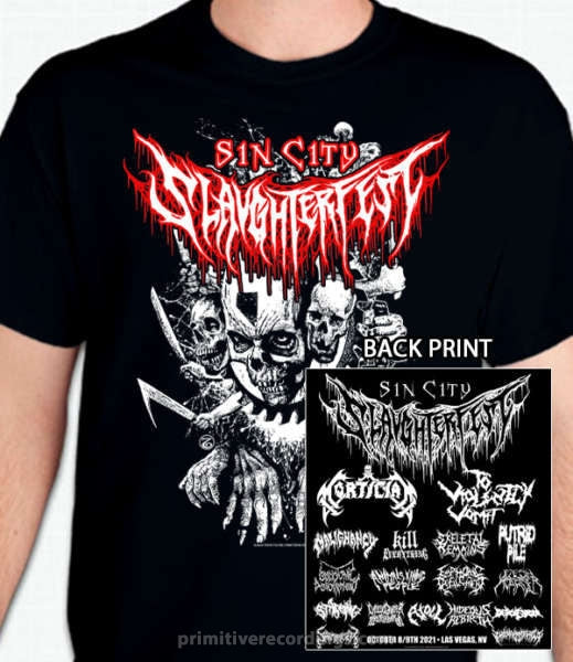 Sin City Slaughterfest 1 Screenprinted 2 Sided T-Shirt