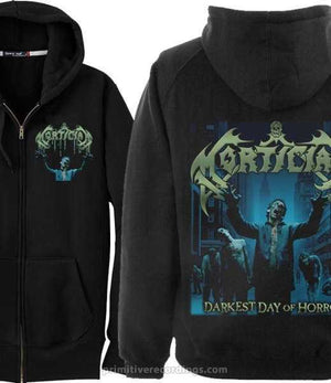 Darkest Day Of Horror Zipper Hoodie