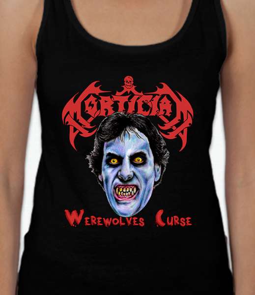 Werewolves Curse Ladies Racerback