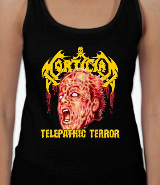 Telepathic Terror Ladies Racerback