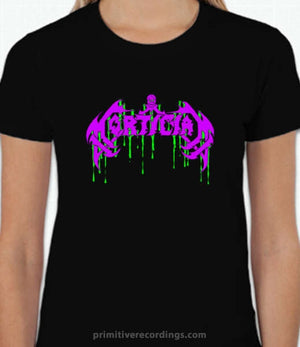 Toxic Purple Mortician Logo Ladies T-Shirt