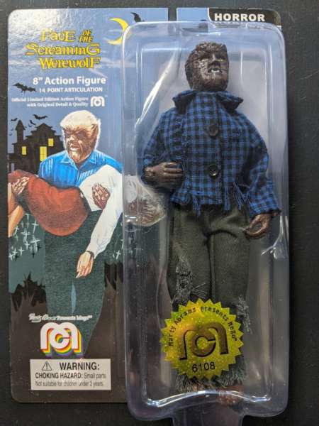 8” Face of the Screaming Werewolf Action Figure