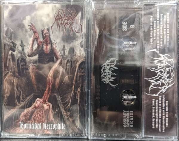 Homicidal Necrophile "Smoke Version" Cassette Tape