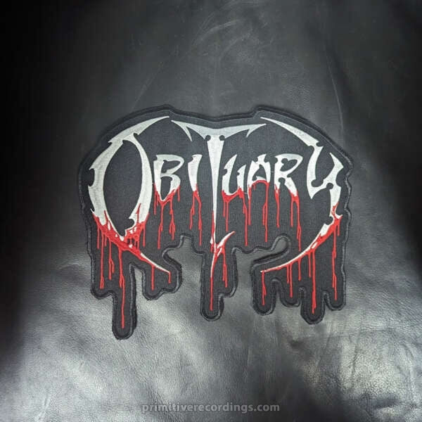 Obituary Large Embroidered Patch