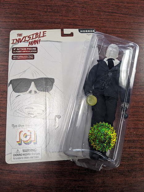 8” Invisible Man Action Figure Package Damage