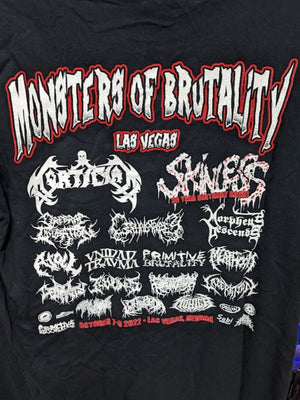 Monsters of Brutality 2022 Screen Printed T-Shirt