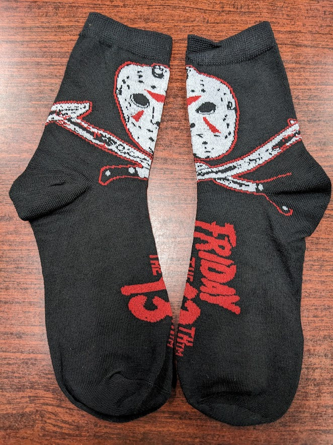 Friday the 13th Hockey Mask Socks