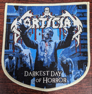 Darkest Day White Edge Embroidered Patch