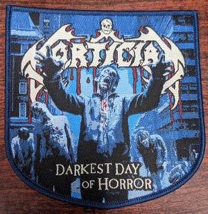 Darkest Day Blue Edge Embroidered Patch