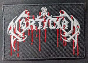 Mortician Logo Square Embroidered Patch