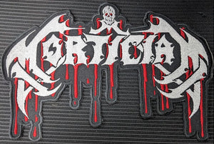 Mortician Logo Embroidered Back Patch