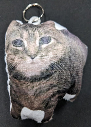 OIIA OIIA Spinning Cat Plush Key Chain