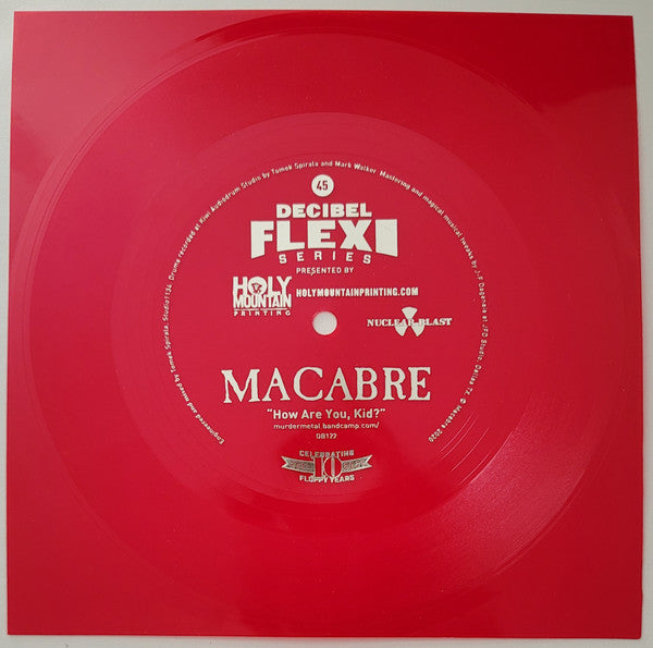 How Are You, Kid? Red Flexi Disc Vinyl