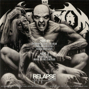 House by the Cemetery 7" Silver Vinyl Used