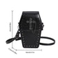 Coffin Shoulder Bag Purse Gothic Crossbody