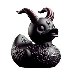 Gothic Punk Duck Statue