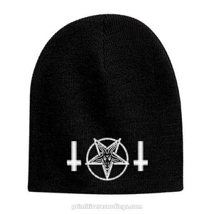 Baphomet Crosses Embroidered Hat or Beanie