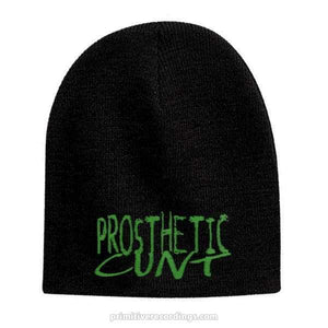 Prosthetic Cunt Logo Embroidered Hat or Beanie