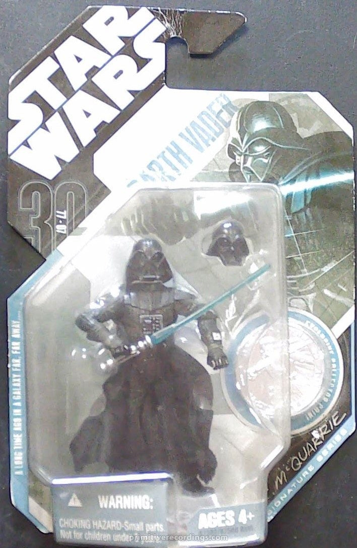 McQuarrie Concept - DARTH VADER - 3.75 Figure w/Coin MIB MOC 2007